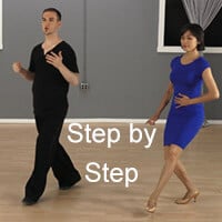 Step by step dance instruction